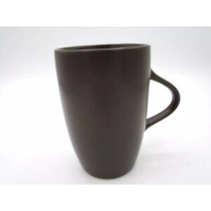 Starbucks Brown 2011 Ceramic Mug 10.5 fl oz Black Letters Made in China U